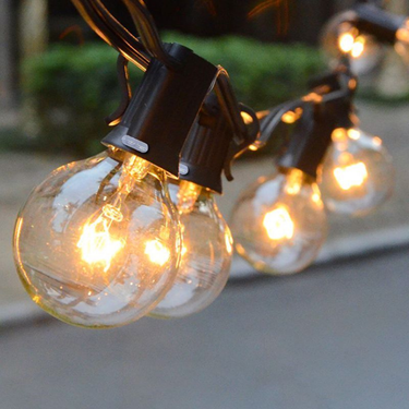 Outdoor Solar String Lights - LED Globe Patio Lights for Garden Decor Lighting