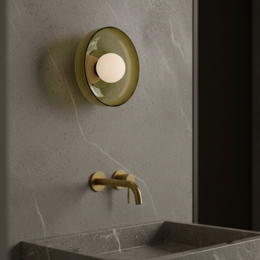 Sonnet Mid-Century Modern Wall Sconce Light with Dual-Layered Illumination Wall Light