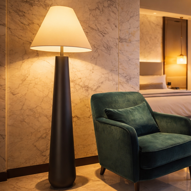Exclamara | Chic Modern Minimalist LED Floor Lamp for Living Room Decor Floor Lamps