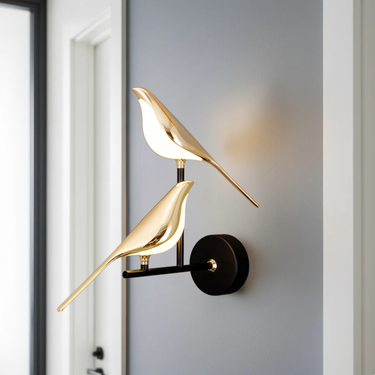 Elegant Bird Design LED Wall Sconce - Decorative Wall Lamp for Living Room & Bedroom Wall Lamps