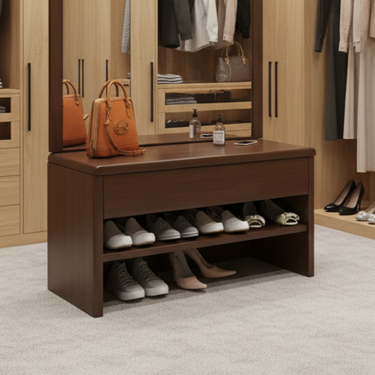 Modern Minimalist Shoe Storage Cabinet with Large Drawer for Entryway Shoe Storage