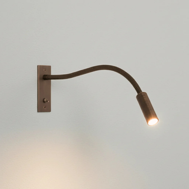 Minimalist Wall Sconce Lighting - Adjustable Metal Reading Spotlights in Gold/Silver Wall Light