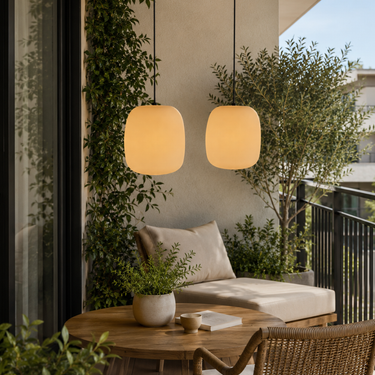 Elegant Outdoor Hanging Lantern - Waterproof Japanese Pendant Light