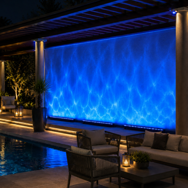 HaloWave | Vibrant Dynamic RGB Outdoor Lighting Wall Washer Fixture