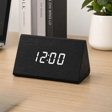 EloraClock - Digital Light Alarm Clock with Sound Control & HD Display