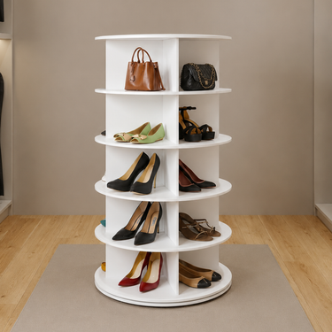 Minimalist Shoe Storage Rack - 4 to 7 Tier Shoe Organizer for Closet or Entryway Shoe Racks