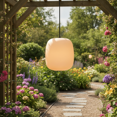 Elegant Outdoor Hanging Lantern - Waterproof Japanese Pendant Light