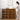 Rustic Bamboo Shoe Storage Cabinet with 2 Drawers for Entryway Organization