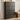 Modern Minimalist Shoe Storage Cabinet - Slim Steel Organizer with Drawers