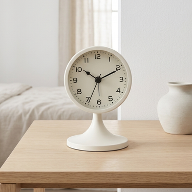 Classic Vintage Alarm Clock | Silent Quartz Movement with Backlight for Peaceful Sleep Clocks