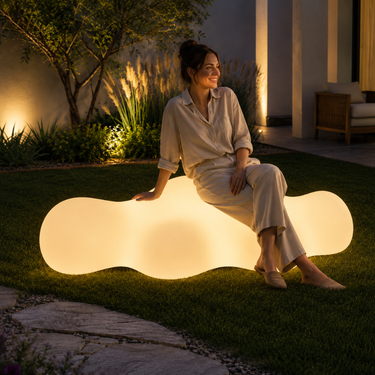 Cloudelle - Cloud LED Garden Floor Lamp & Stylish Outdoor Landscape Light
