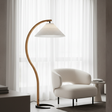 Stylish Modern Floor Lamp - LED Standing Lamp for Living Room & Bedroom Floor Lamp