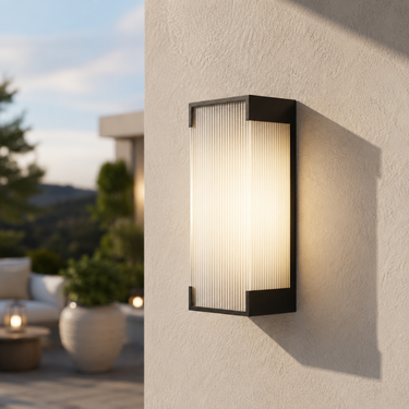 Elegant Outdoor Wall Light - Stainless Steel Dimmable LED Sconce