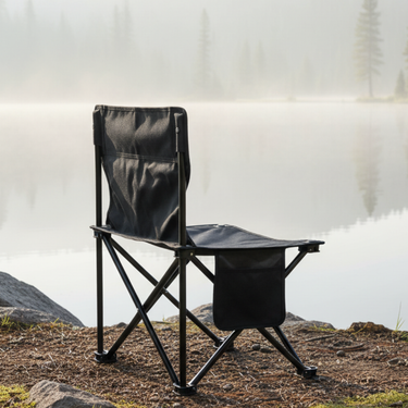 Scandinavian Folding Outdoor Chair - Durable Oxford Fabric & Steel Frame for Outdoor Use