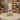Montrella - Luxury Beige Round Carpet Rug with Minimalist Stripe Design for Living Room or Bedroom Rugs