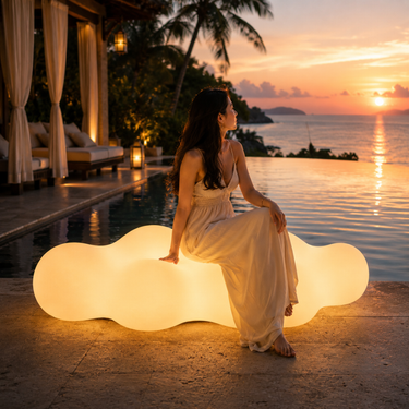 Cloudelle - Cloud LED Garden Floor Lamp & Stylish Outdoor Landscape Light