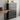 Modern Minimalist Shoe Storage Cabinet - Slim Steel Organizer with Drawers