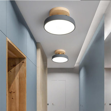 Vibrant Semi-Flush LED Ceiling Light - Modern Colorful Design Ceiling Lights