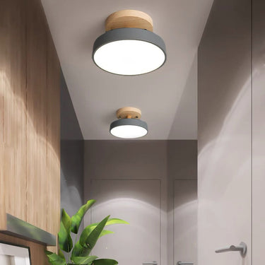 Vibrant Semi-Flush LED Ceiling Light - Modern Colorful Design Ceiling Lights