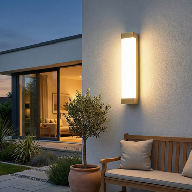 Waterproof Acrylic Outdoor Wall Light | Modern Lantern for Patios and Gardens Outdoor Lighting