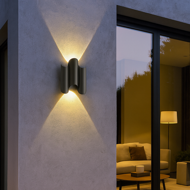 Waterproof LED Outdoor Wall Lantern | Industrial Aluminum Sconce for Outdoor Spaces Outdoor Lighting